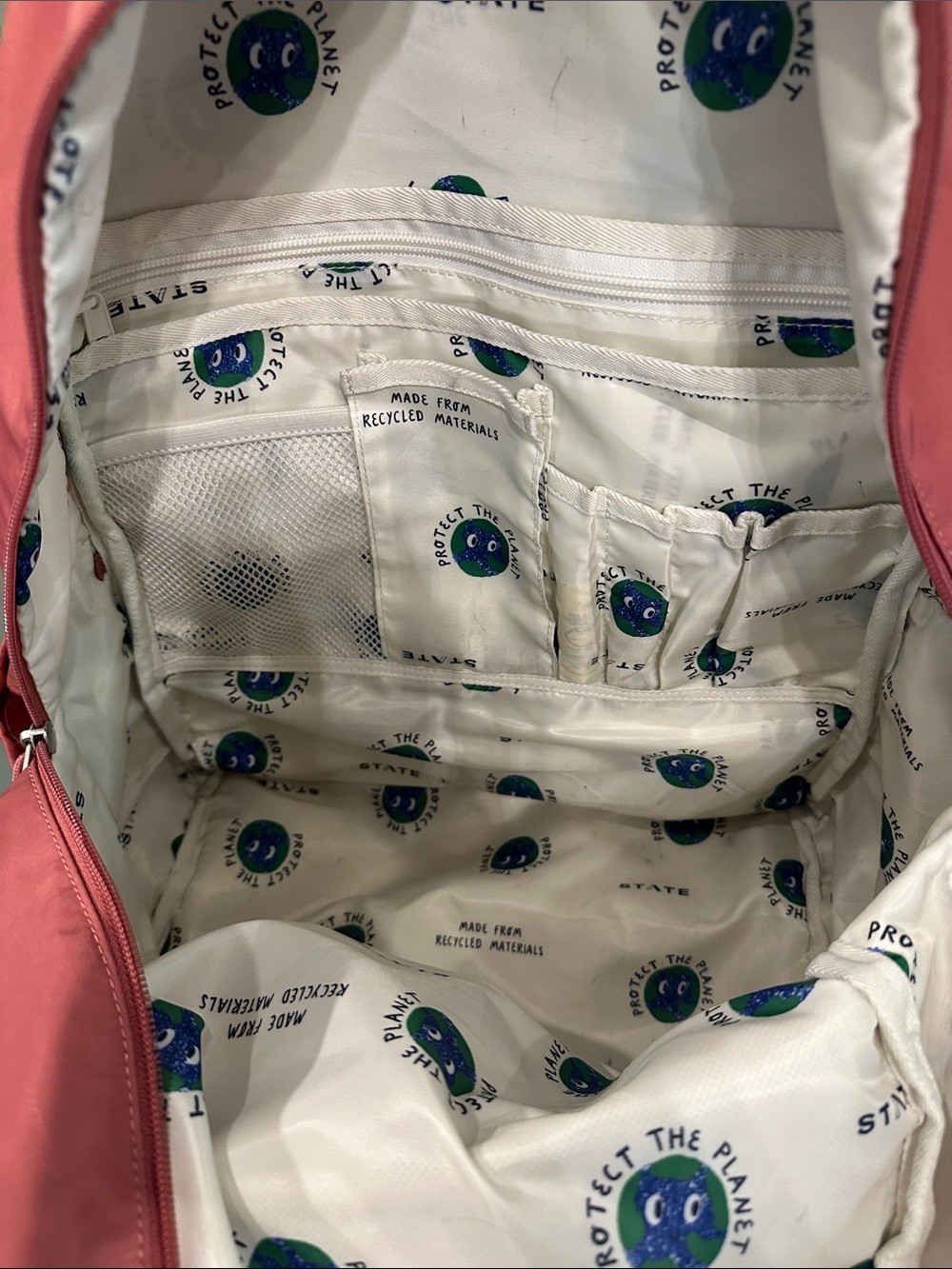 STATE Reed Backpack in Rose Pink Large - Picture 4 of 7
